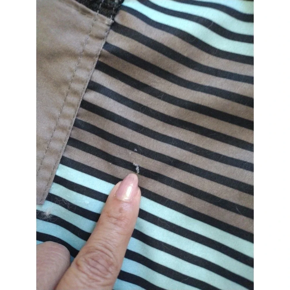 Art Class Swimsuit Youth 14 Black Blue Stripe Mesh Pockets Trunk‎ Beach Vacation
